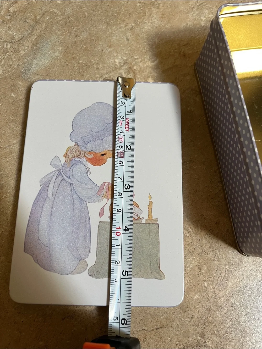 Enesco Gold Rectangular Trinket Tin with Logo To My Neighbor